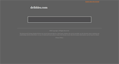 Desktop Screenshot of dribbles.com
